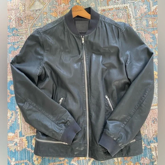 All Saints Leather Coat